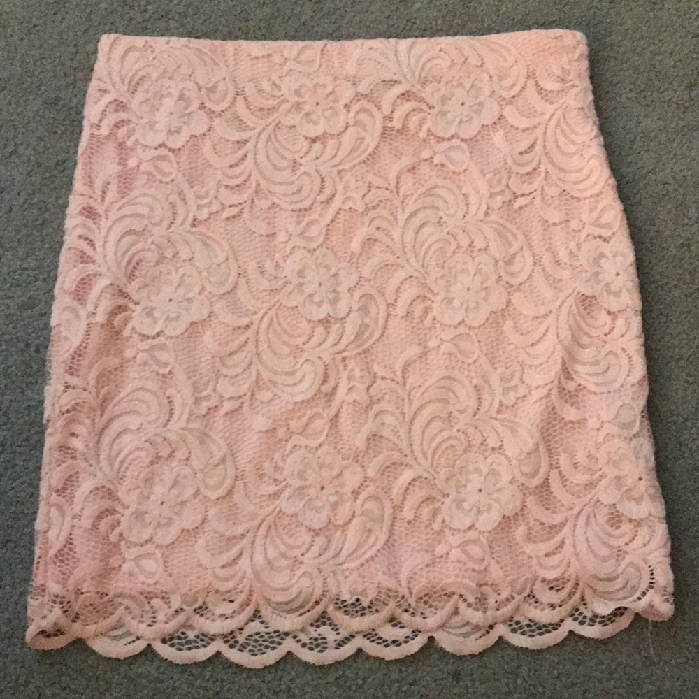 Lace Pencil Skirt